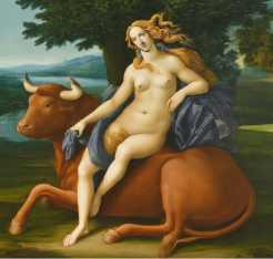 An illustration representing Venus in Taurus